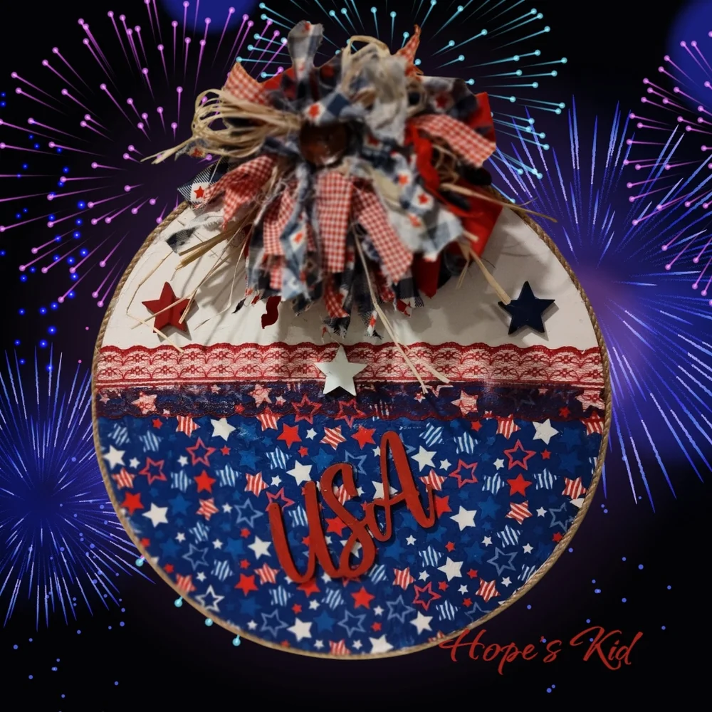 Patriotic USA Wall Hanging Decor